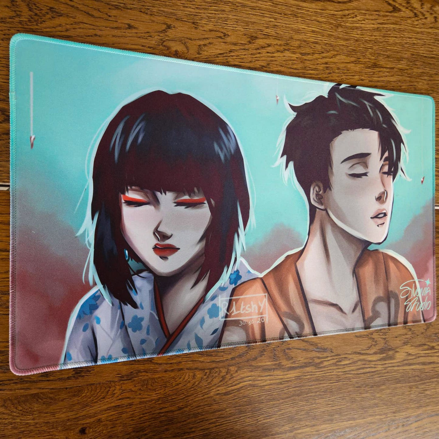 Tapis de souris / Playmat : Mitsuko et Haruki