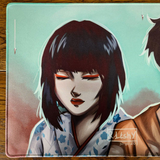 Tapis de souris / Playmat : Mitsuko et Haruki
